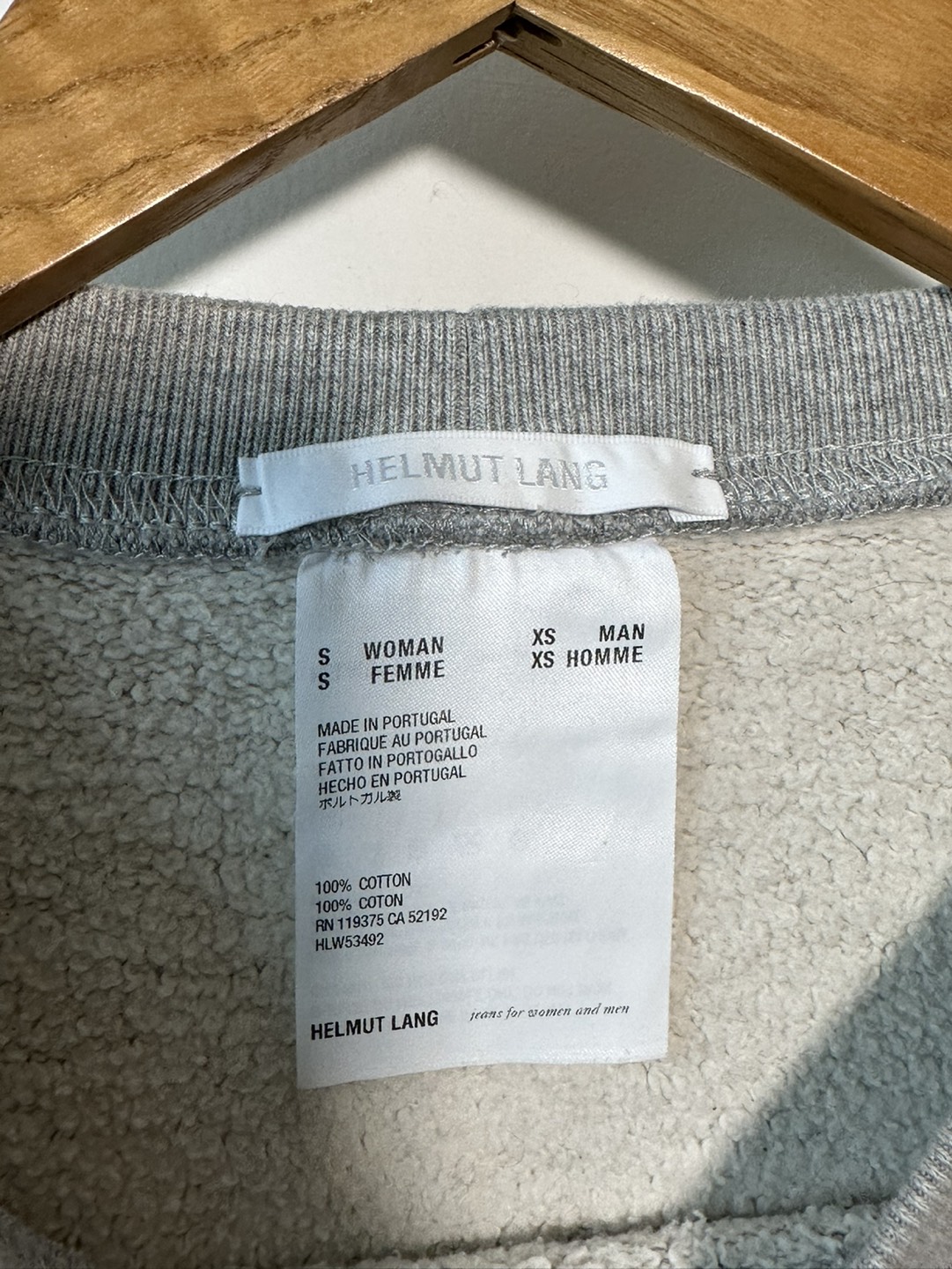 Helmut Lang Crewneck Sweater Unisex Size S - photo 3