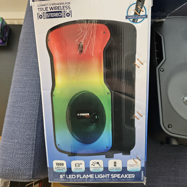 Fisher LED Bluetooth Speaker thumbnail