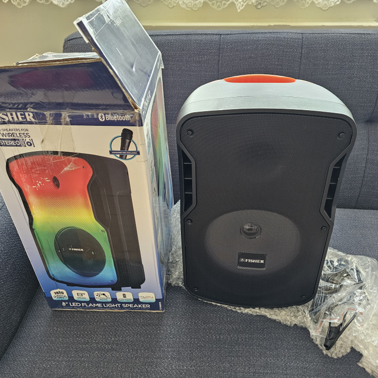 Fisher LED Bluetooth Speaker image indicator(6)