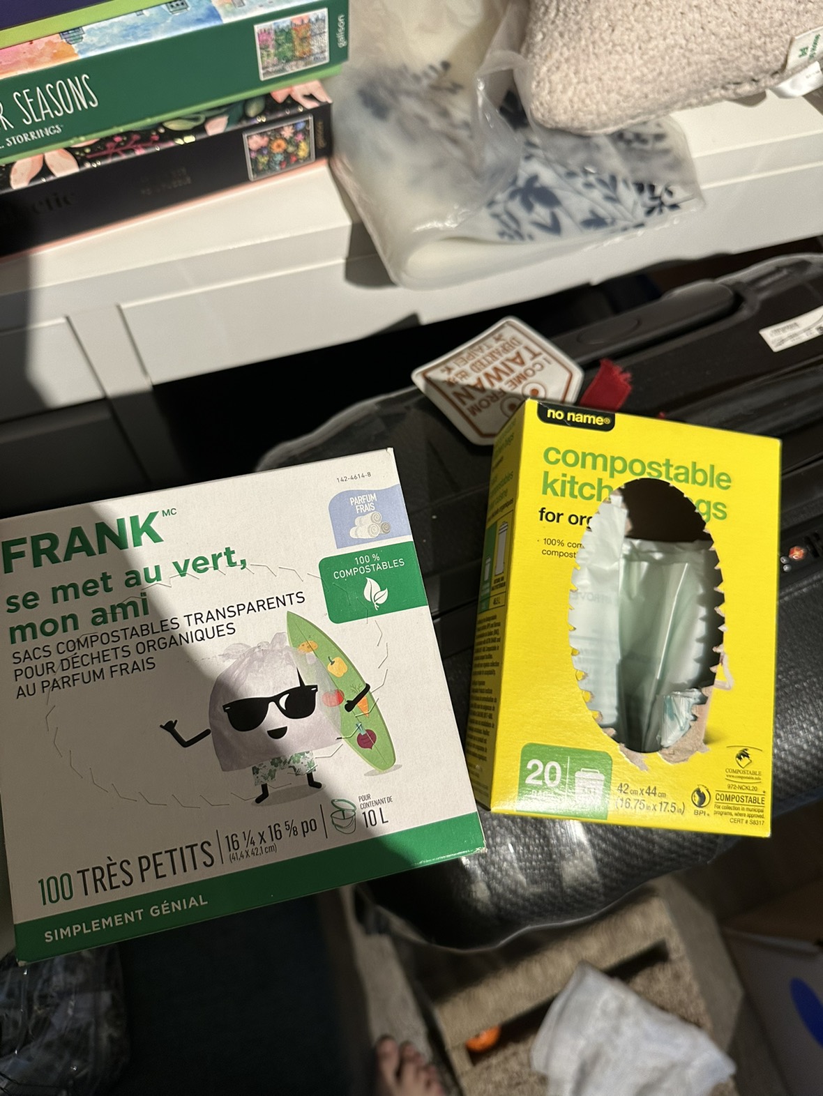 Free compostable kitchen bag