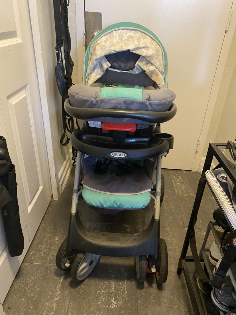Stroller with car seat - photo 3