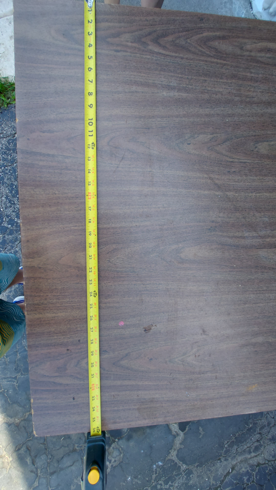 Wooden banquet table with foldable legs image indicator(4)