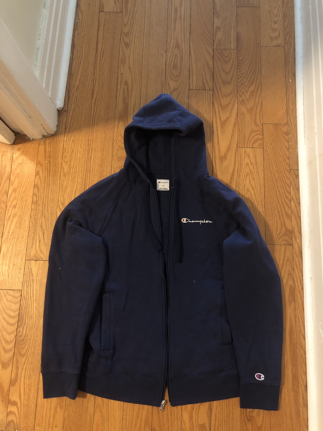 Champion zipper hoodie thumbnail