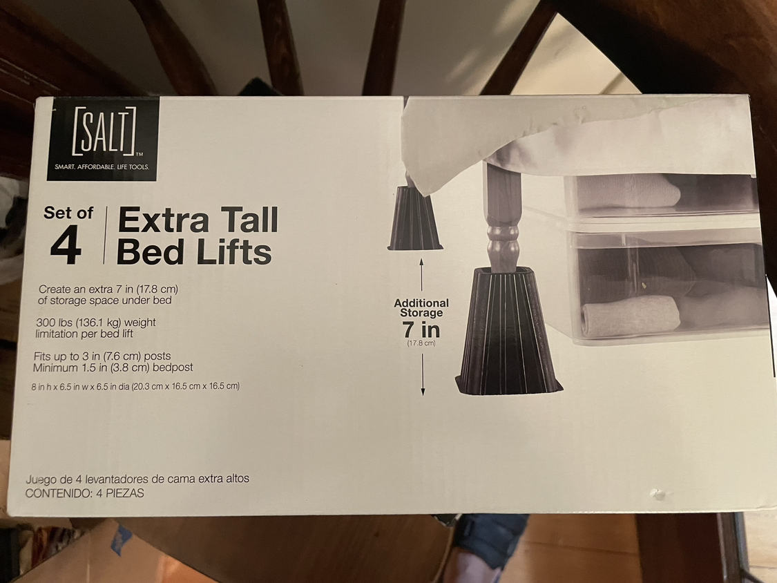 Bed lifts - 2 sets thumbnail