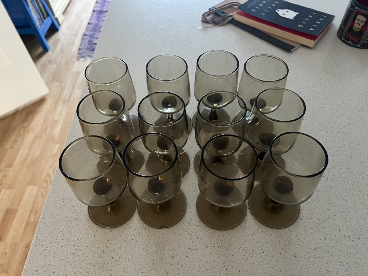 Set of 12 Vintage Wine Glasses - photo 2