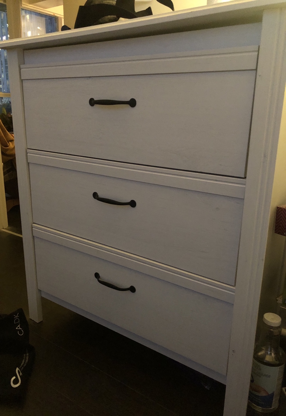 White IKEA dresser