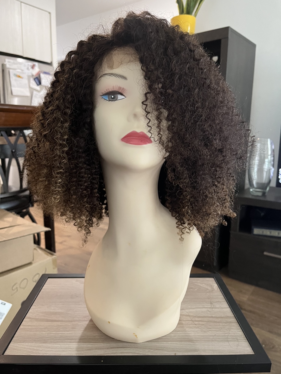Curly Human Hair Lace Wig - photo 3