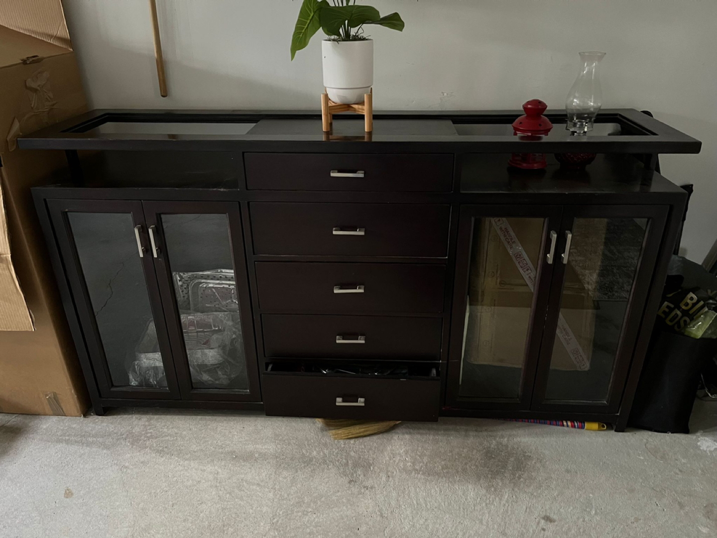 Solid wood cabinet