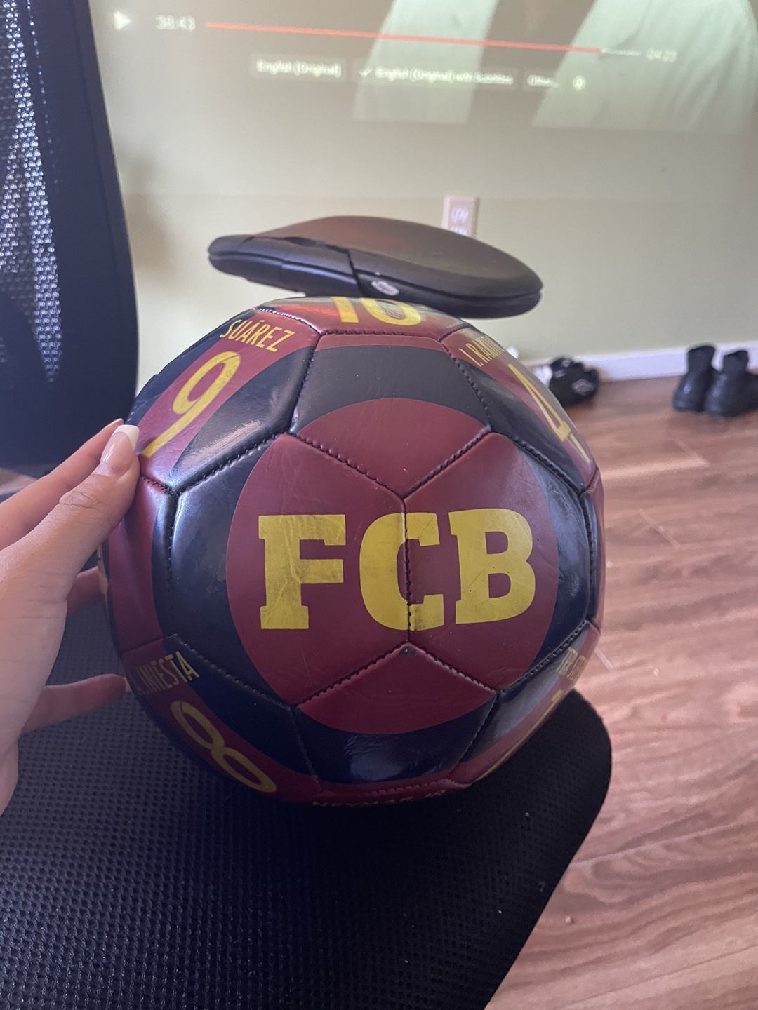 FCB soccer ball size 5 - photo 4