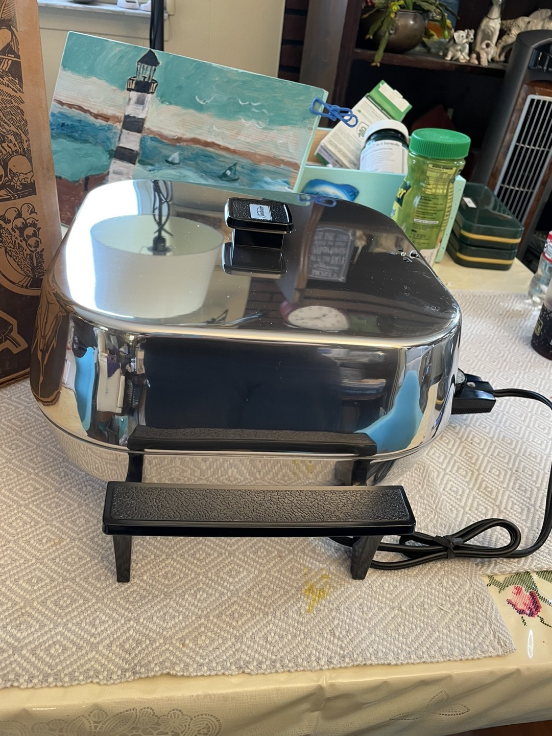 Multi cooker buffet style frypan