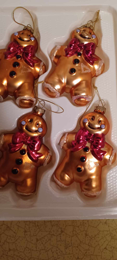 Glass ornaments $20/box (3 of each available) - photo 2