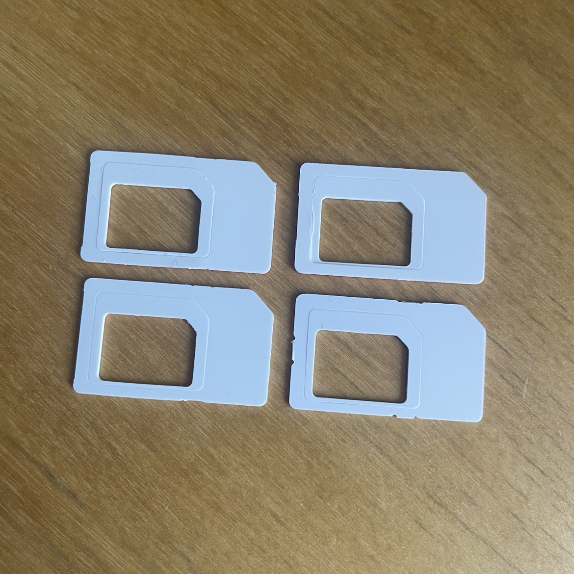 4 SIM Card Adapters Nano to Micro or Full SIM #FREECYCLE thumbnail