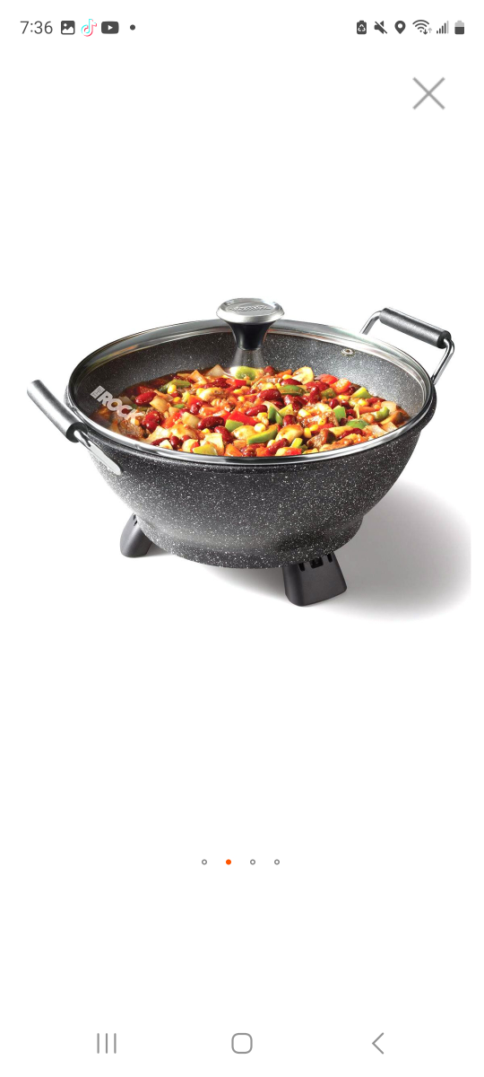 Heritage rock electric wok