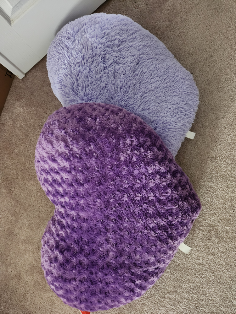 big heart shape cushion x 2