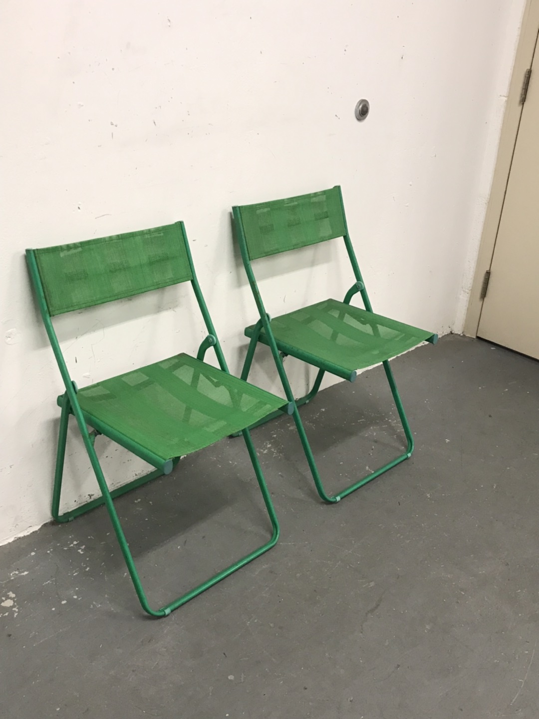 Vivid Green Beautiful IKEA Patio Beach Balcony Chairs Foldable - photo 4