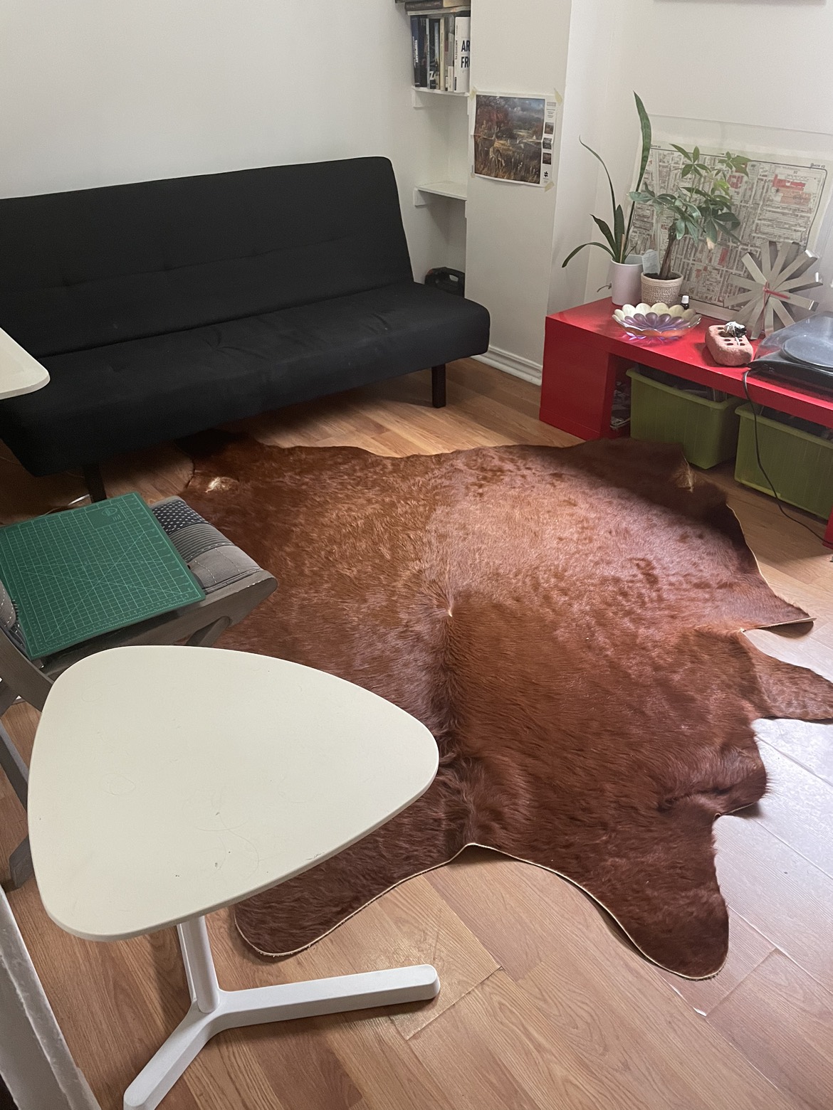 Real cowhide rug IKEA Koldby