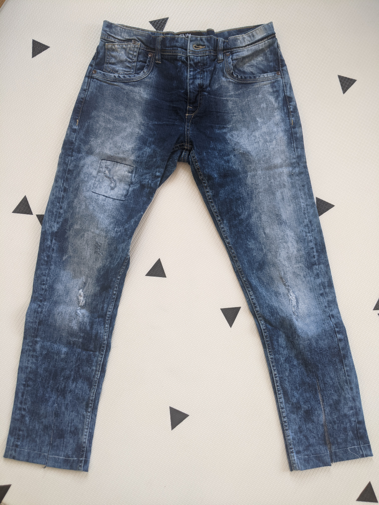 Vintage Denim Jeans W. Front Slits (Never worn) image indicator(2)