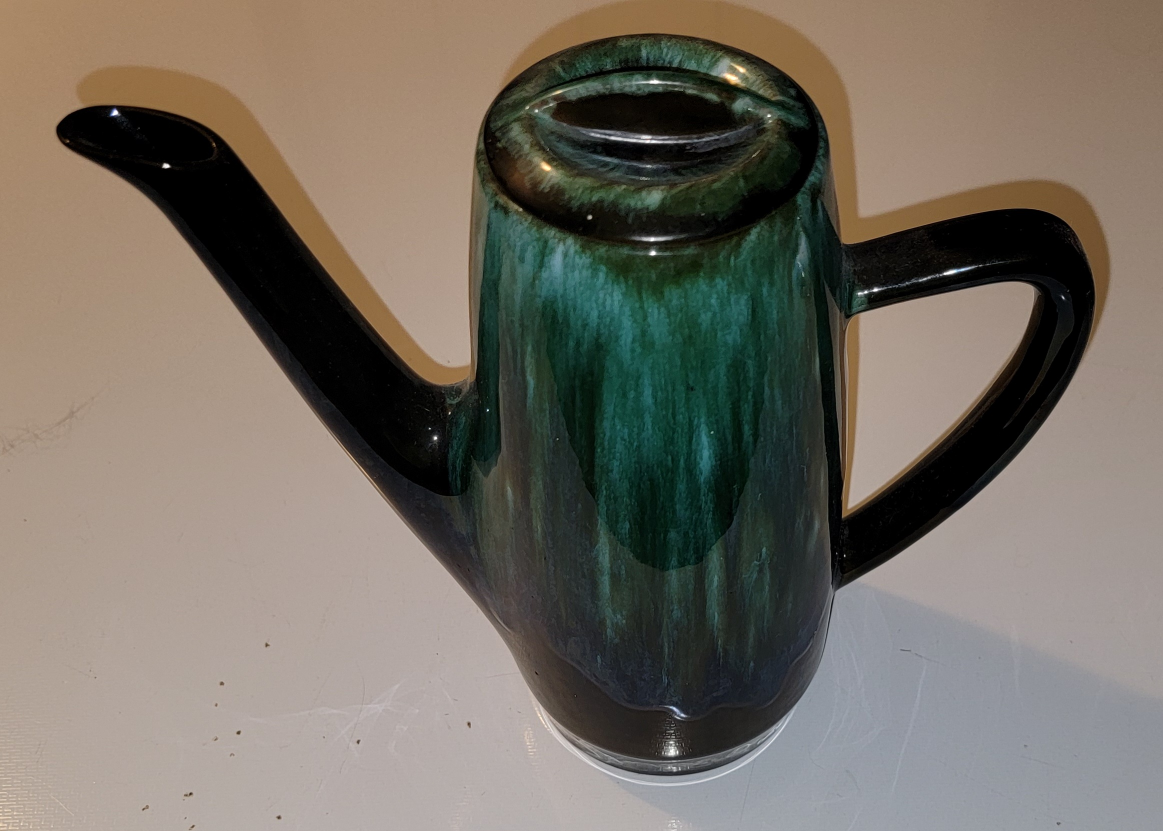 Blue Mountain Pottery Canadian Coffee Tea Pot Vintage BMP