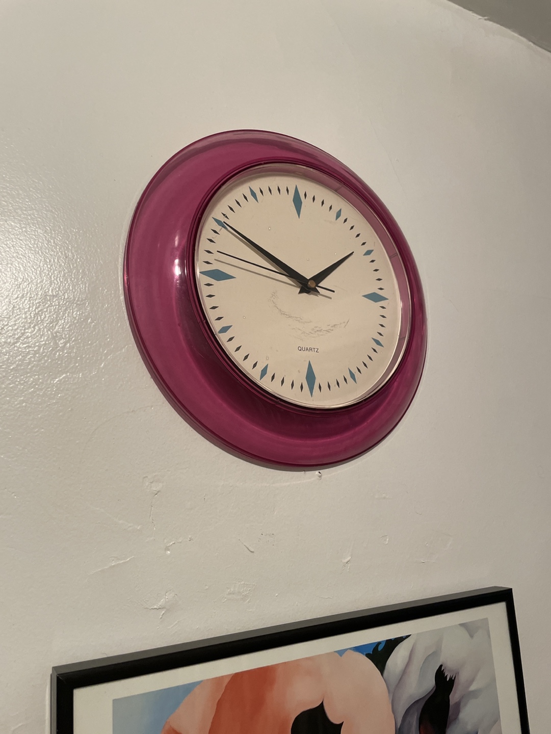 Plastic wall clock