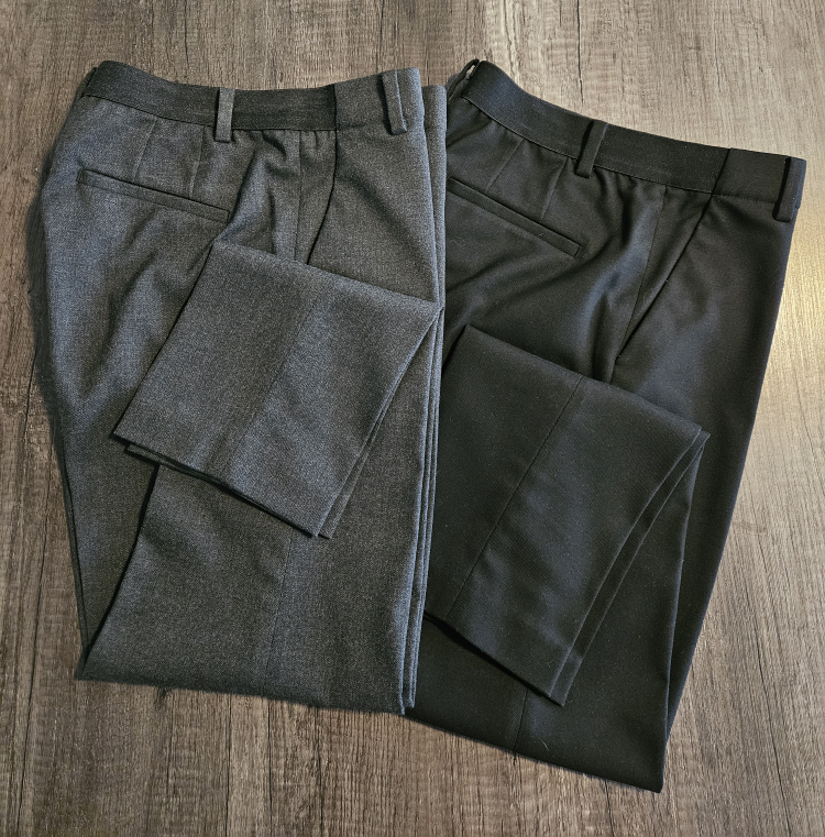 Uniqlo pants (small; charcoal and black) thumbnail