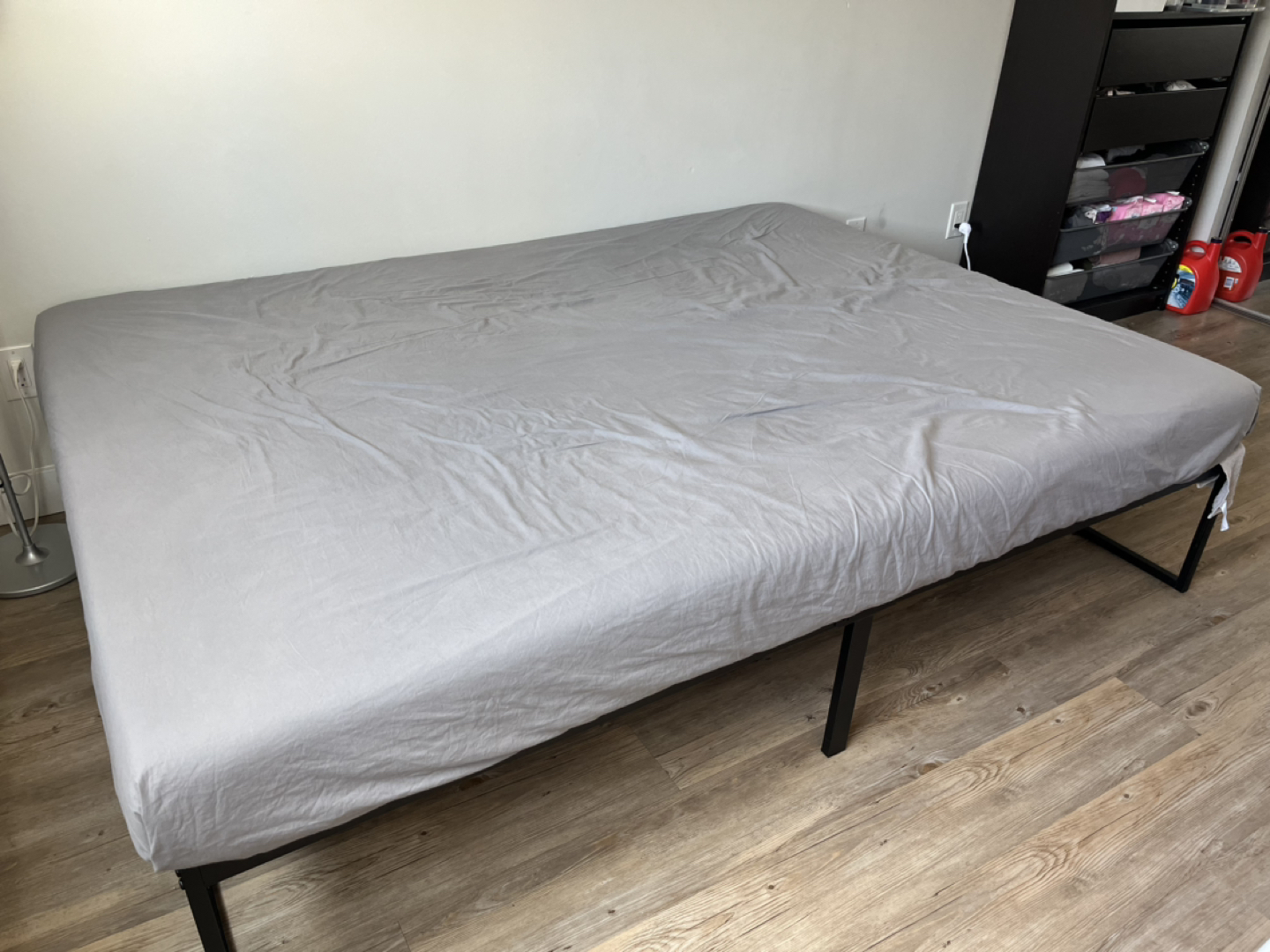 Queen bed frame & memory foam mattress
