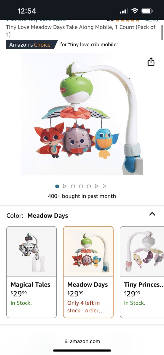 Tiny love mobile