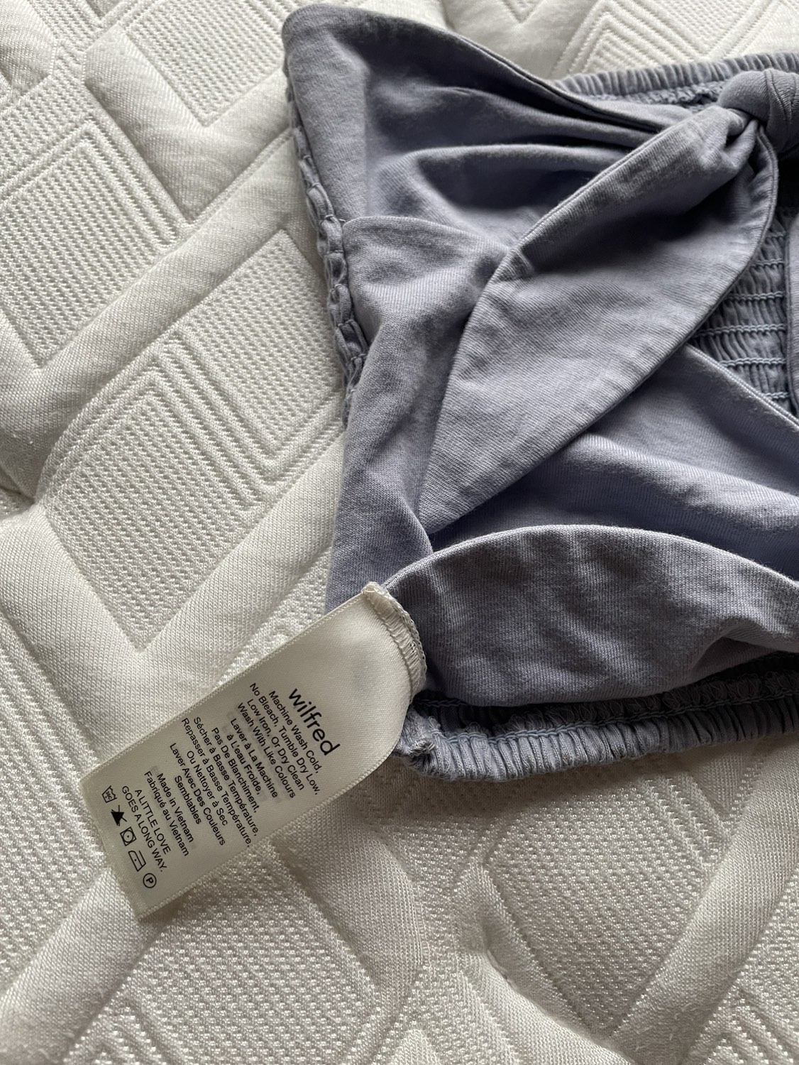 Aritzia Wilfred Daveney Purple Tube Top image indicator(3)