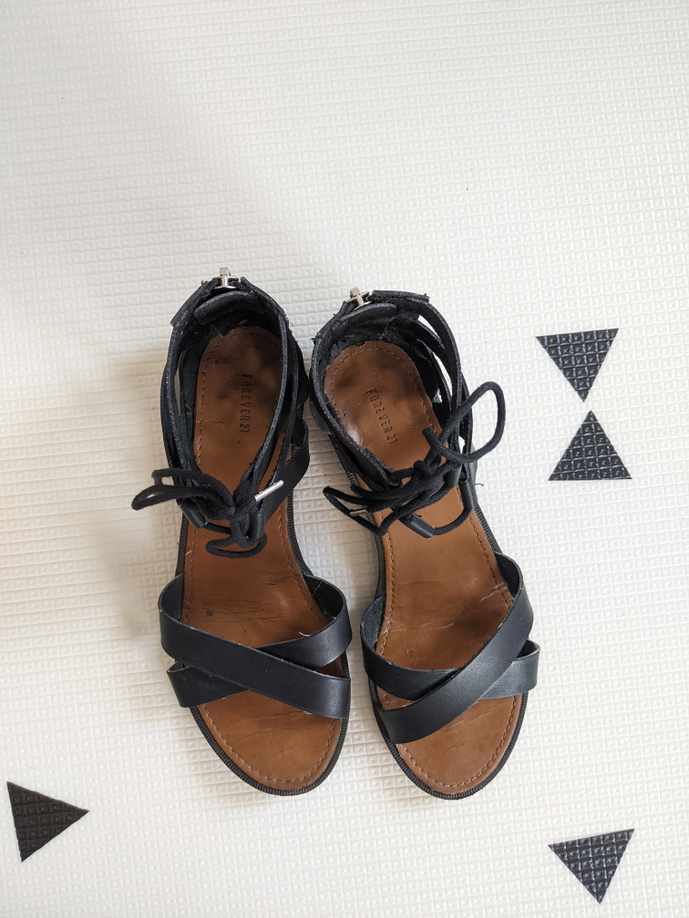 Forever 21 Strappy Sandals image indicator(6)