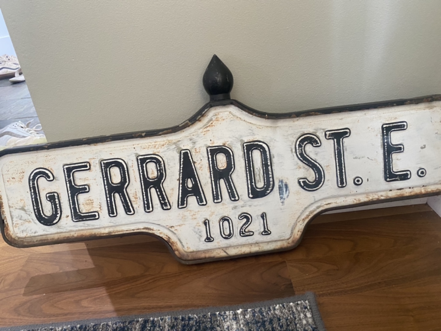 Vintage Authentic street sign
