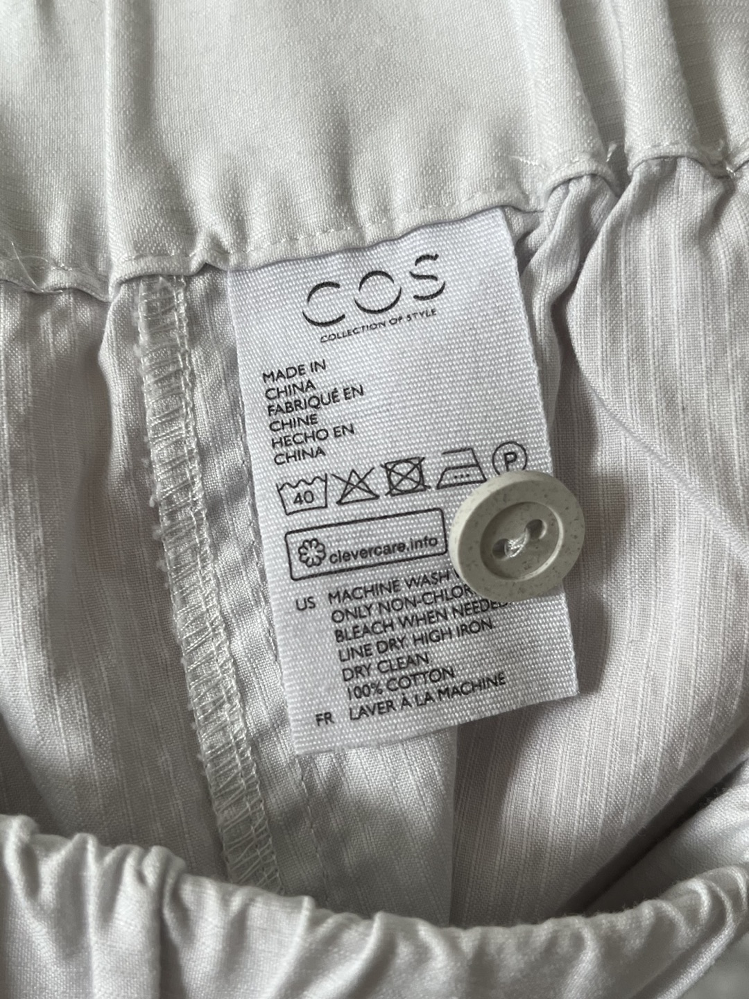 COS White Wide Leg Pant - photo 5