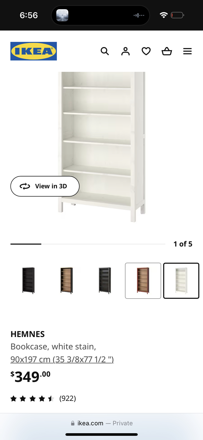 Ikea Hemnes Bookcase - photo 3