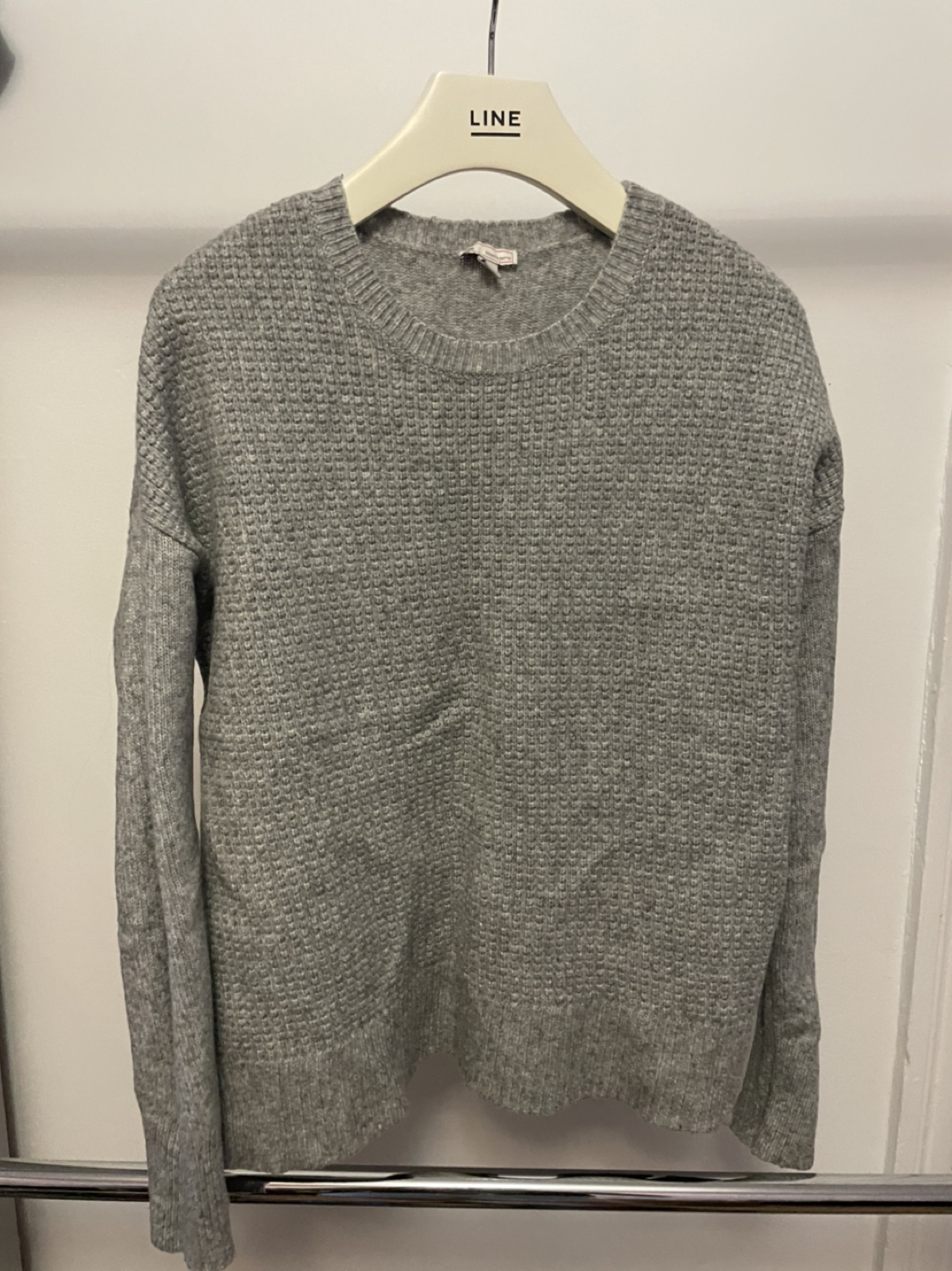 Grey wool sweater
