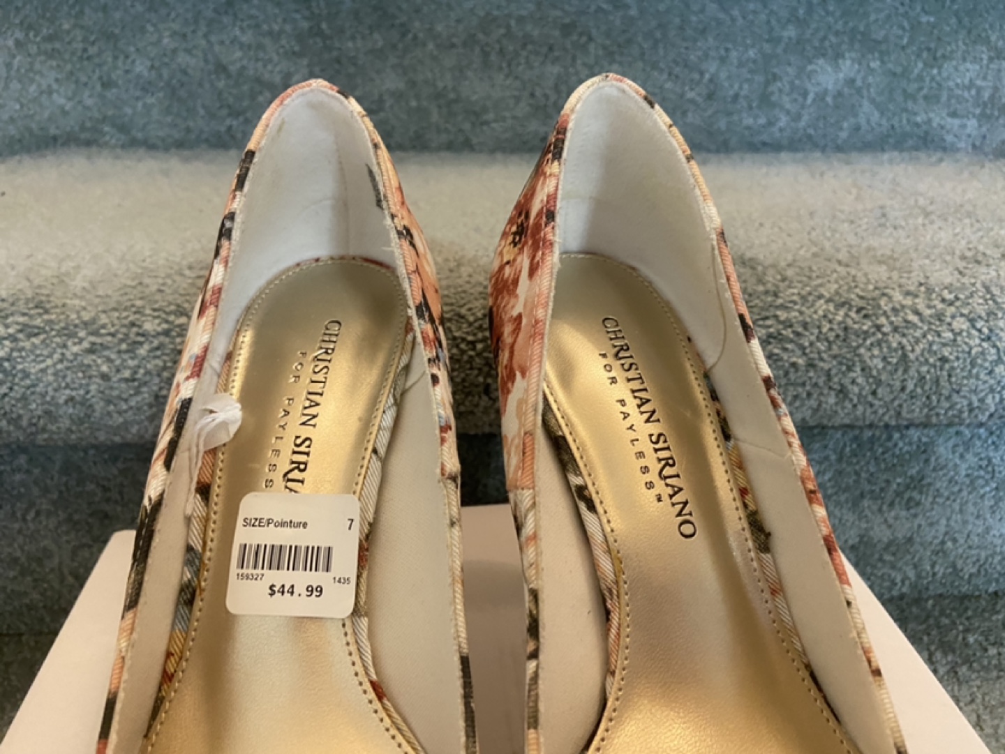 Christian Siriano Floral Stiletto Heels image indicator(5)