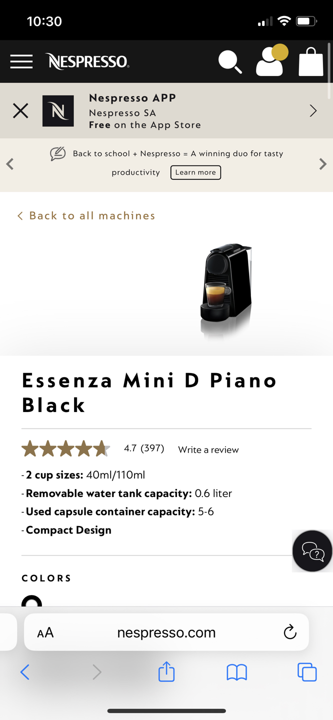 Coffee Machine Nespresso De Longhi thumbnail