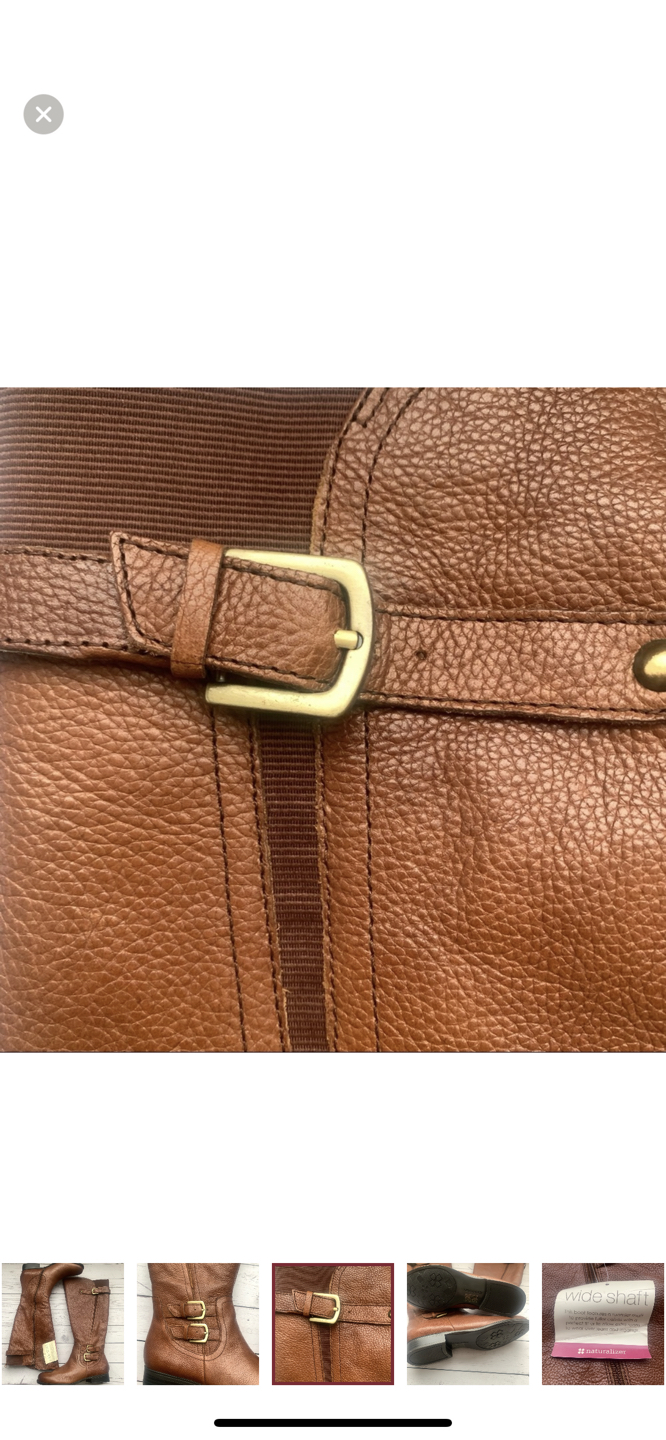 NATURALIZER Johanna Wide Calf Riding Boots size 8.5 image indicator(4)