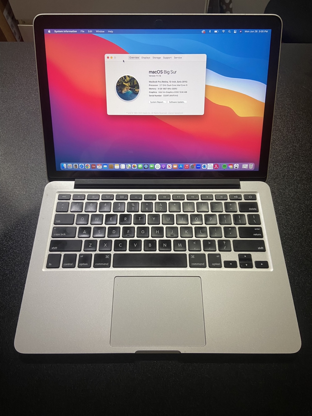 MacBook Pro  (Retina, 13 inch, Early 2015)