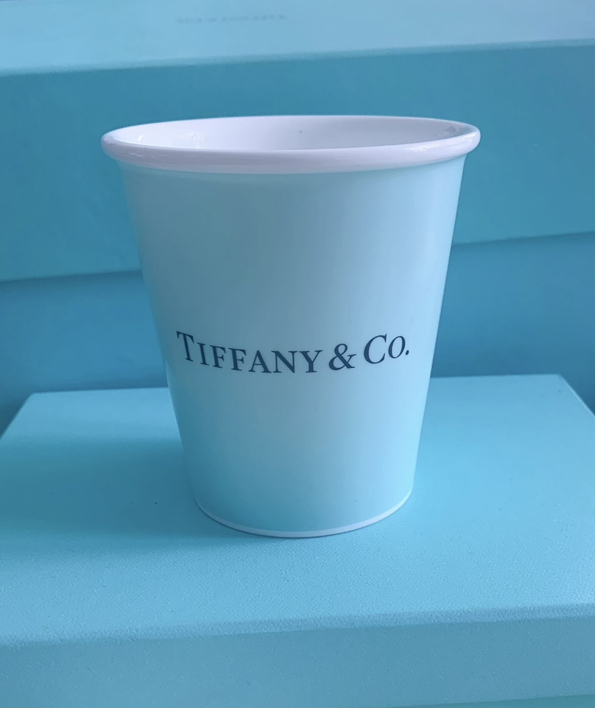 Tiffany & Co Bone China Coffee Cup thumbnail