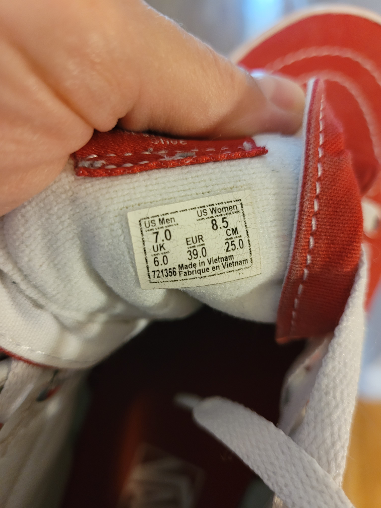 Vans sneakers  US W 8.5 image indicator(3)