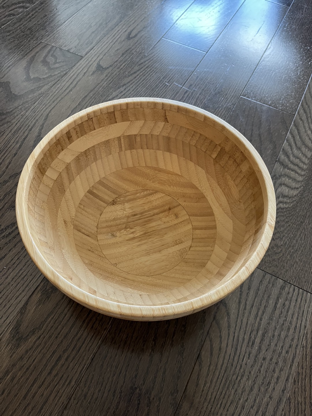 IKEA large bamboo bowl thumbnail