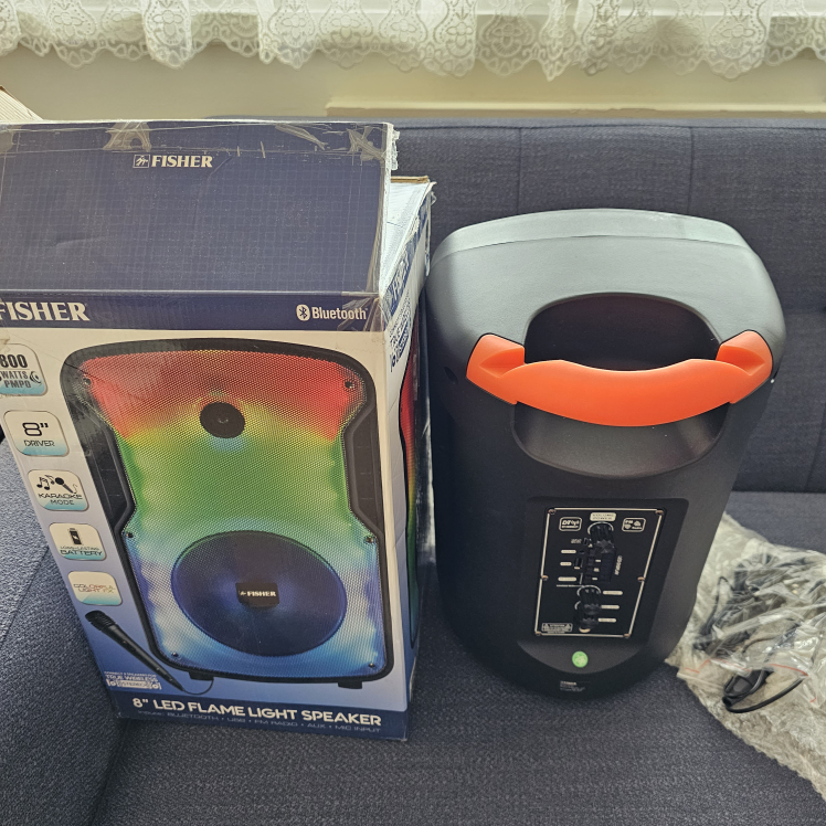 Fisher LED Bluetooth Speaker image indicator(4)