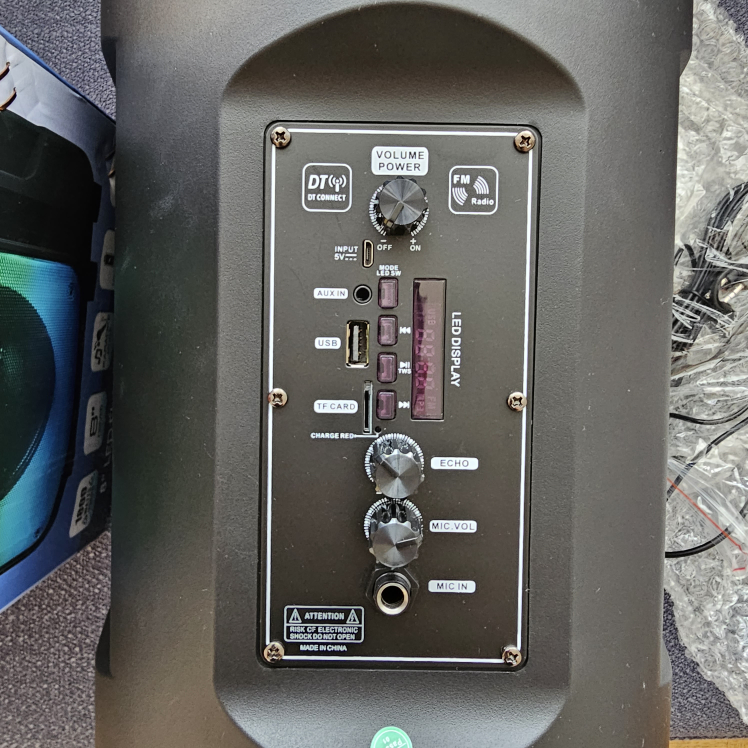 Fisher LED Bluetooth Speaker image indicator(5)