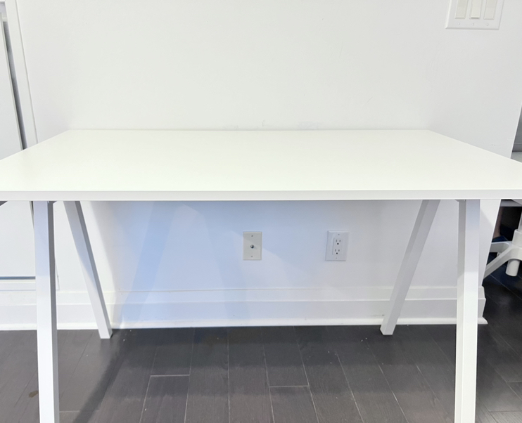 IKEA TROTTEN TROTTEN (Desk, white, 120x70 cm; 47 1/4x27 1/2 ")