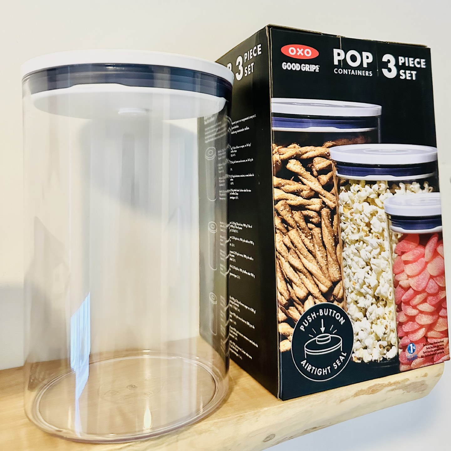 OXO Round Pop Container - 5.2 Qt / 4.9 L, 27.3 cm Tall thumbnail