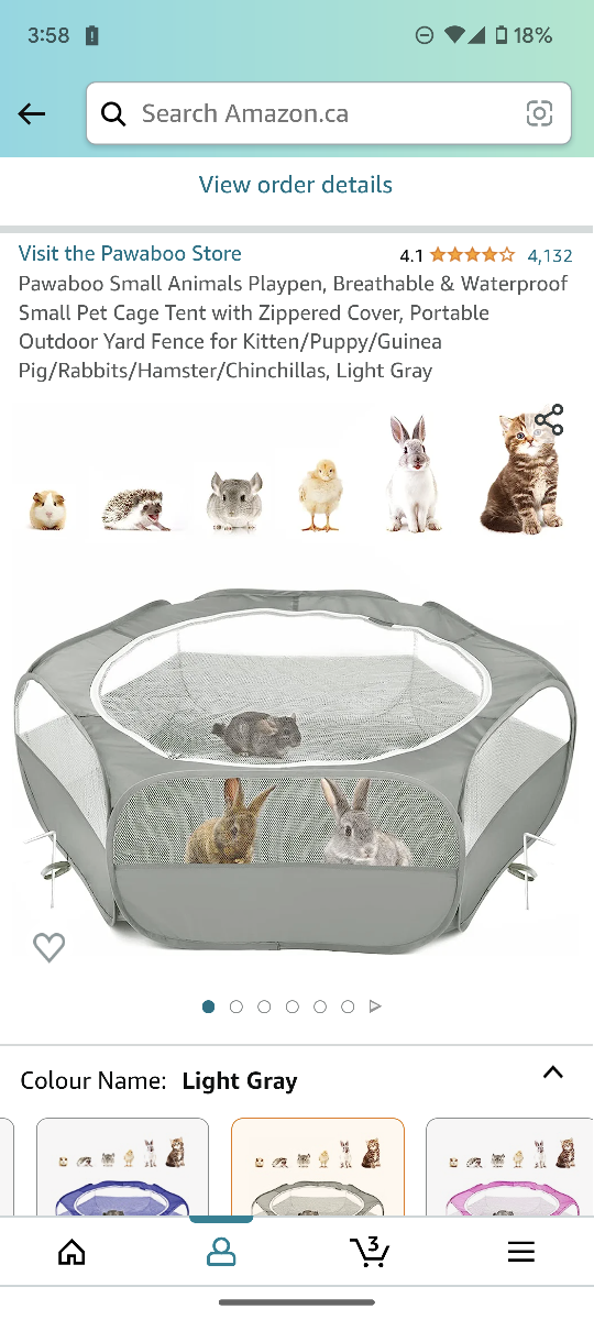 Pawaboo Animal Playpen