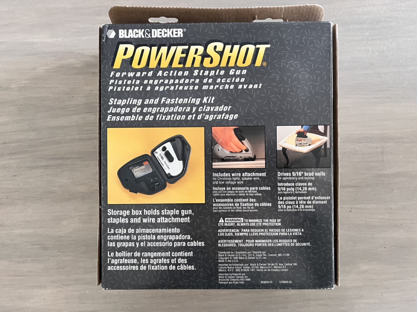 Black and Decker PowerShot Staple Gun - photo 2