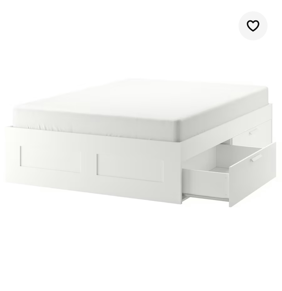 IKEA Brimnes bed frame with STORAGE - photo 2