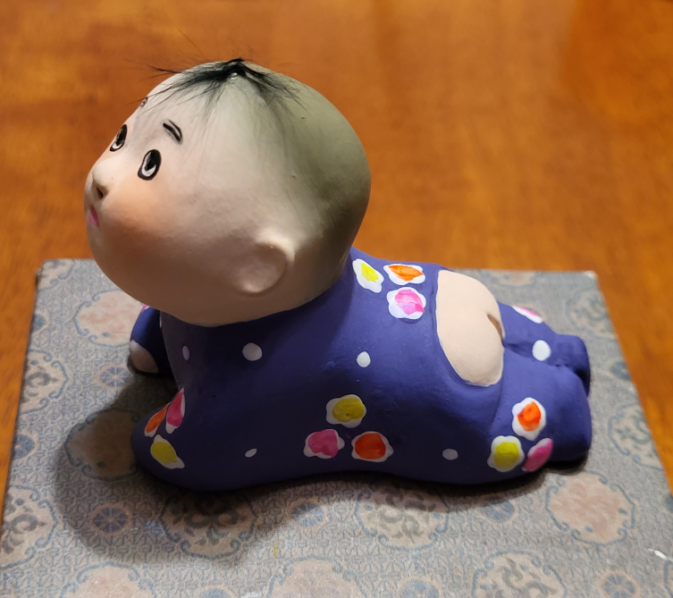 Set of 2 Tianjin Clay dolls in a perfect vintage condition - photo 3