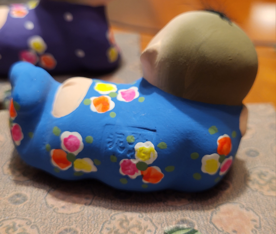 Set of 2 Tianjin Clay dolls in a perfect vintage condition - photo 4