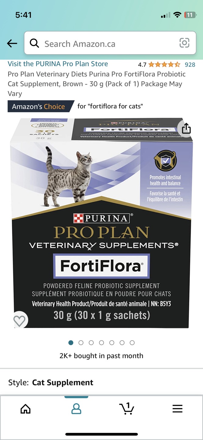 Purina Pro Plan supplement fortiflora