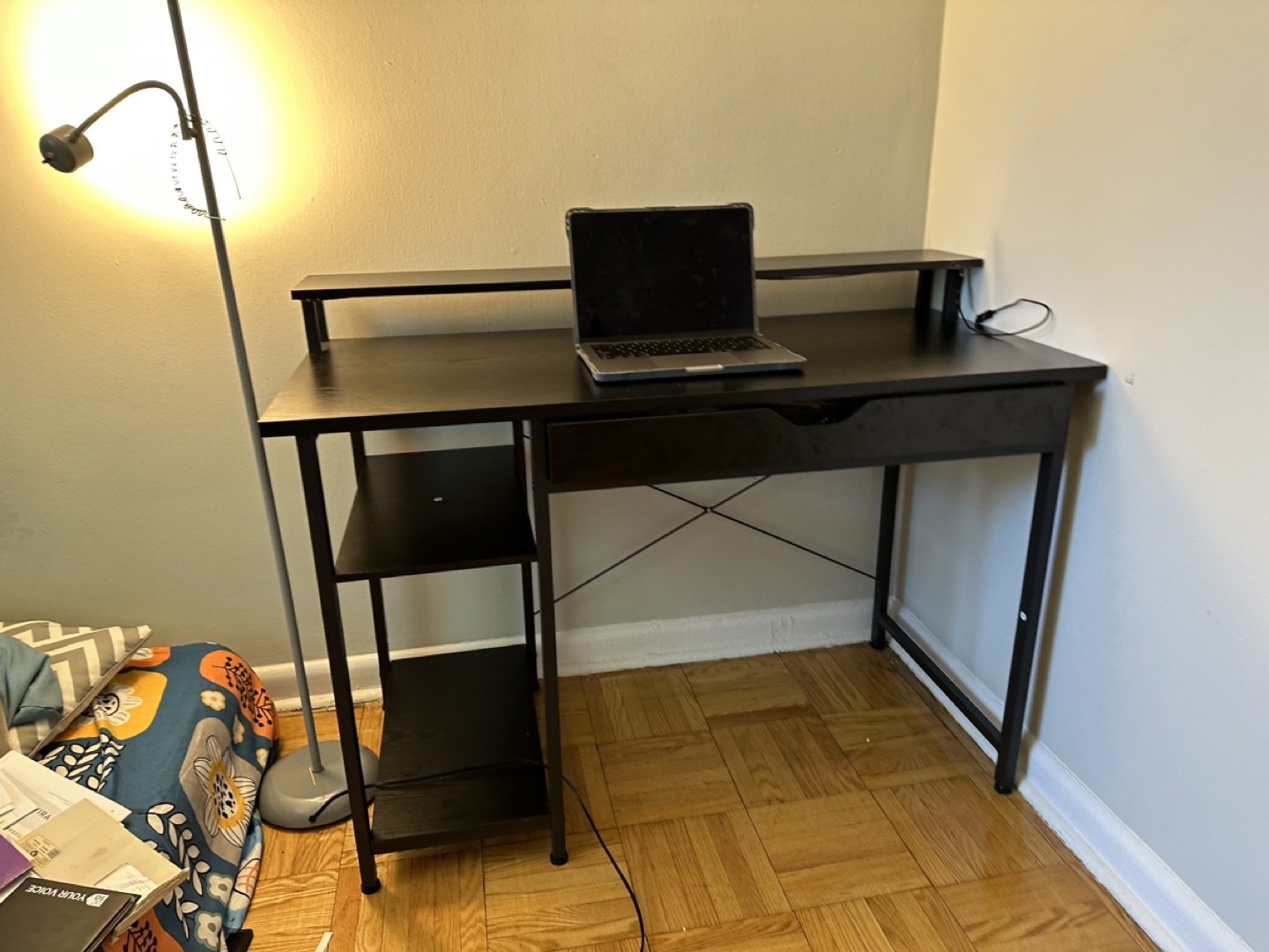 Computer Desk with Shelves and Drawer, 47” - photo 2